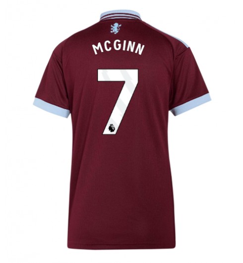 Aston Villa John McGinn #7 Domácí Dres pro Dámské 2026-27 Krátký Rukáv Aston Villa John McGinn #7 Domácí Dres pro Dámské 2026-27 Krátký Rukáv